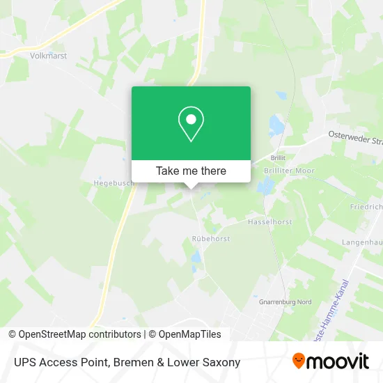 Ups Access Point map