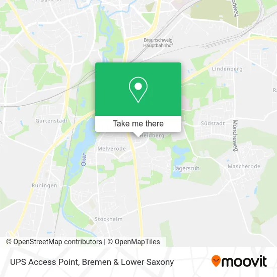 Ups Access Point map