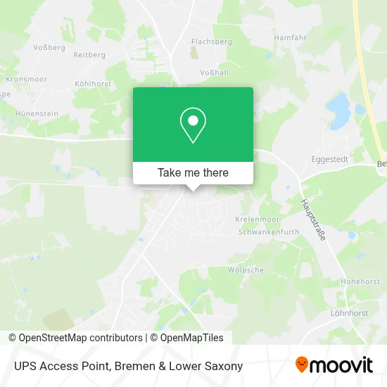Ups Access Point map