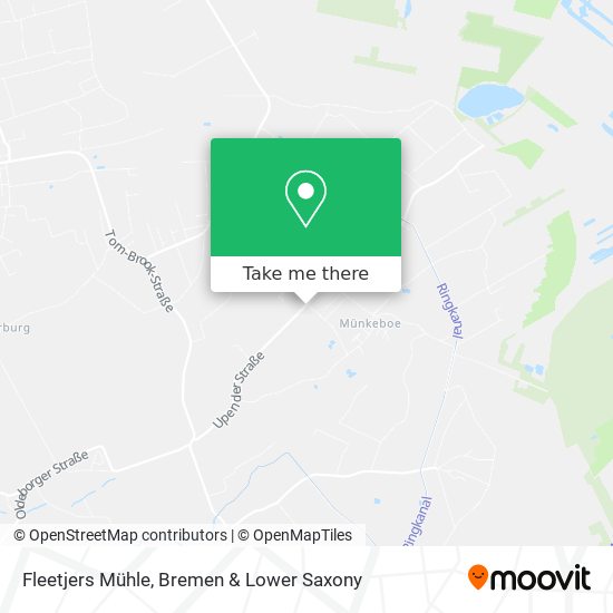 Fleetjers Mühle map