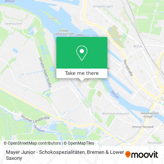 Mayer Junior - Schokospezialitäten map