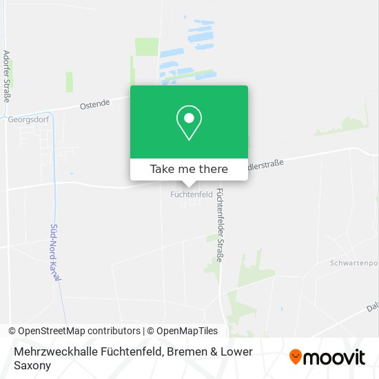 Mehrzweckhalle Füchtenfeld map
