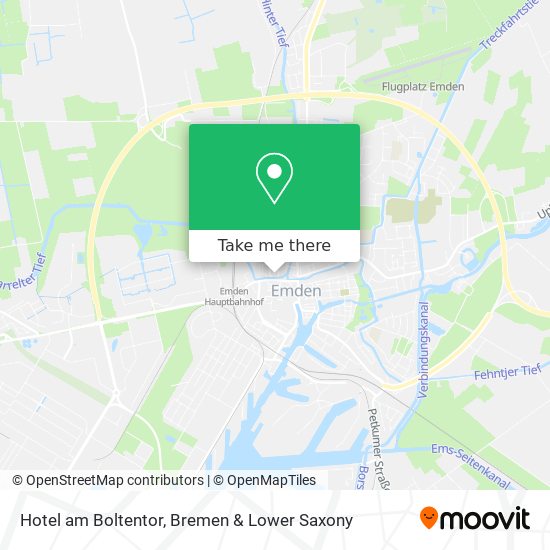 Hotel am Boltentor map