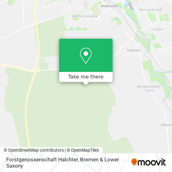Forstgenossenschaft Halchter map