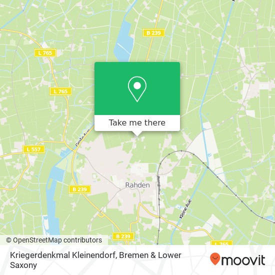 Kriegerdenkmal Kleinendorf map