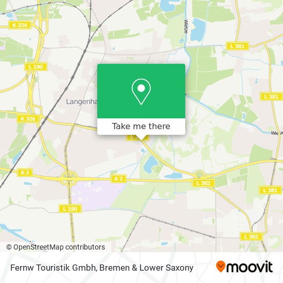 Fernw Touristik Gmbh map