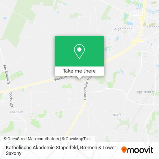 Katholische Akademie Stapelfeld map