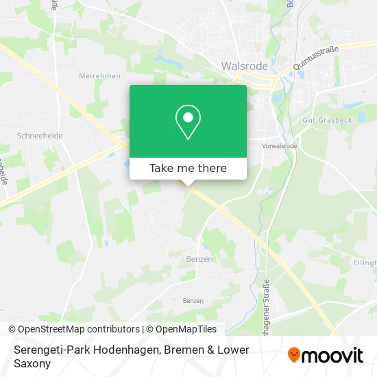 Serengeti-Park Hodenhagen map