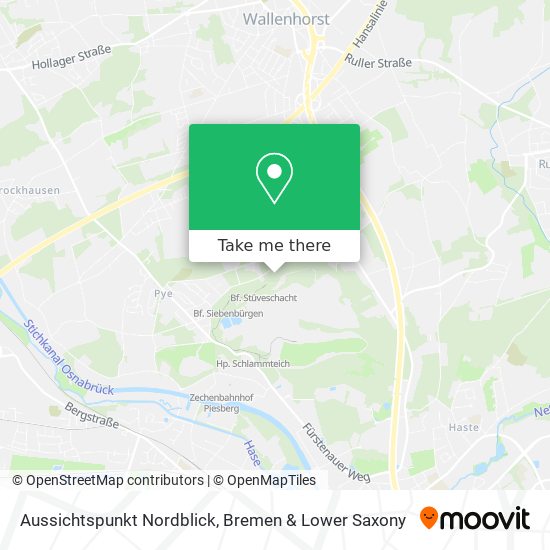 Aussichtspunkt Nordblick map