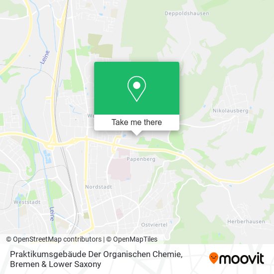 Praktikumsgebäude Der Organischen Chemie map