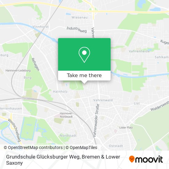 Grundschule Glücksburger Weg map