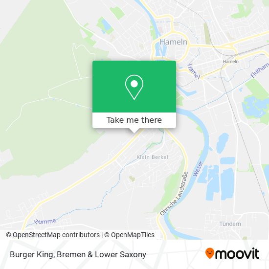 Burger King map
