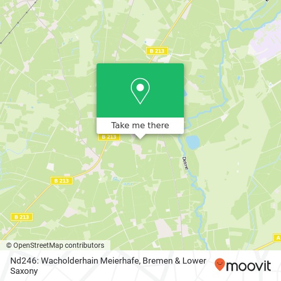 Nd246: Wacholderhain Meierhafe map