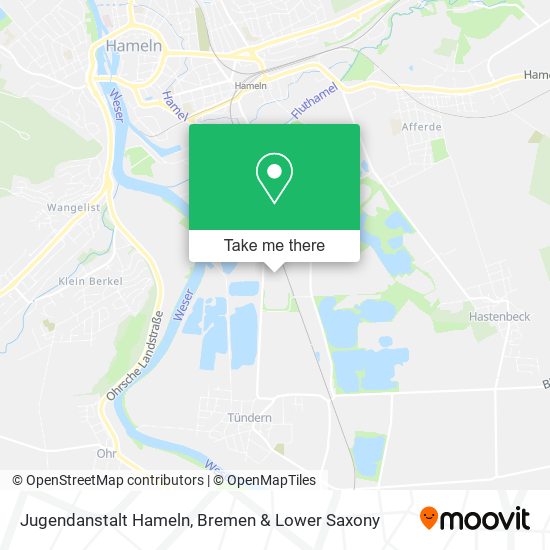 Jugendanstalt Hameln map