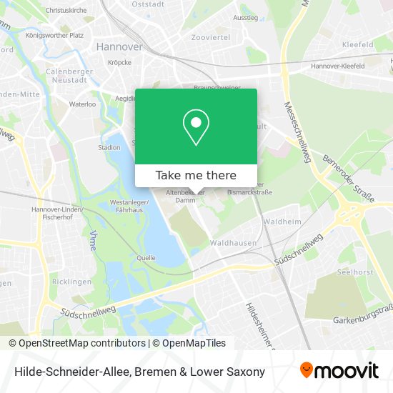 Hilde-Schneider-Allee map