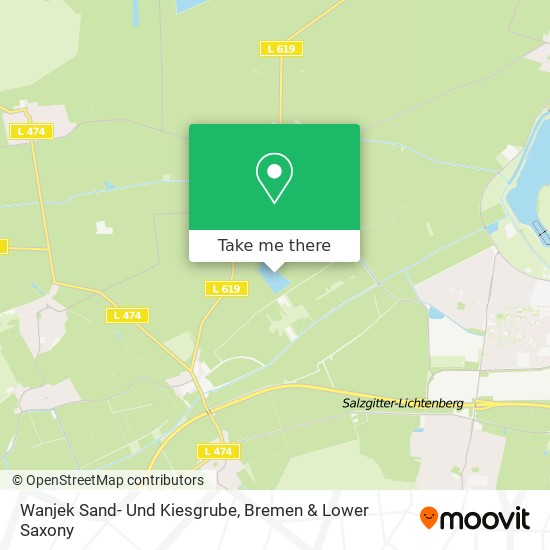 Wanjek Sand- Und Kiesgrube map