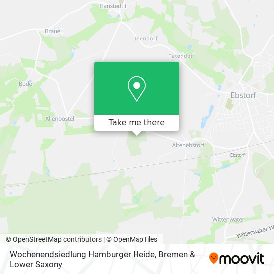 Wochenendsiedlung Hamburger Heide map