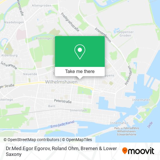 Dr.Med.Egor Egorov, Roland Ohm map
