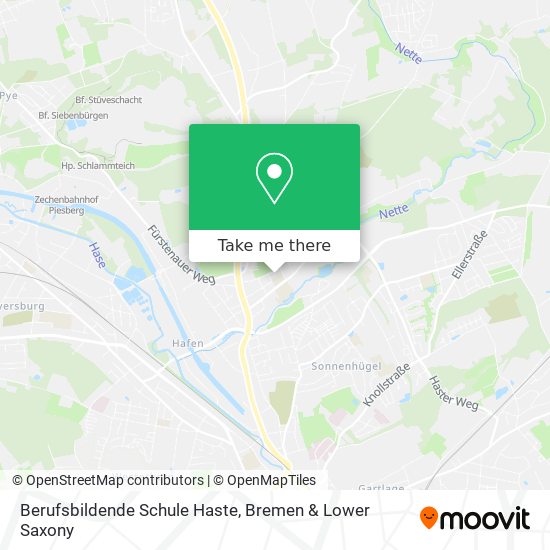 Berufsbildende Schule Haste map