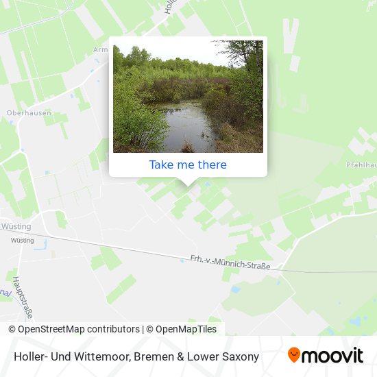 Holler- Und Wittemoor map