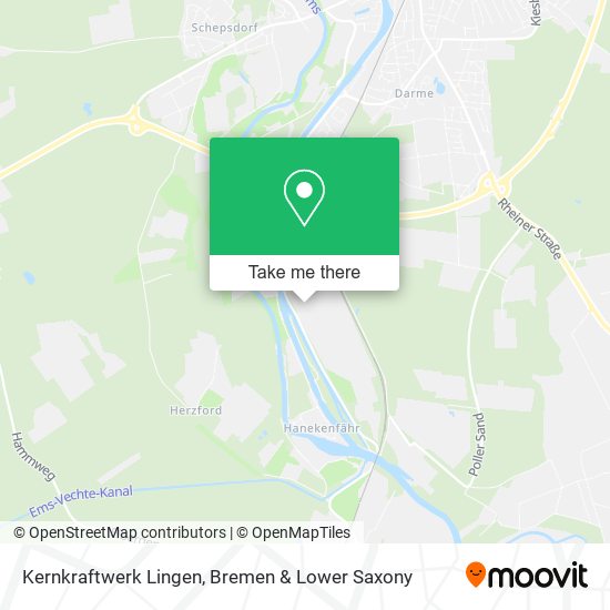 Kernkraftwerk Lingen map