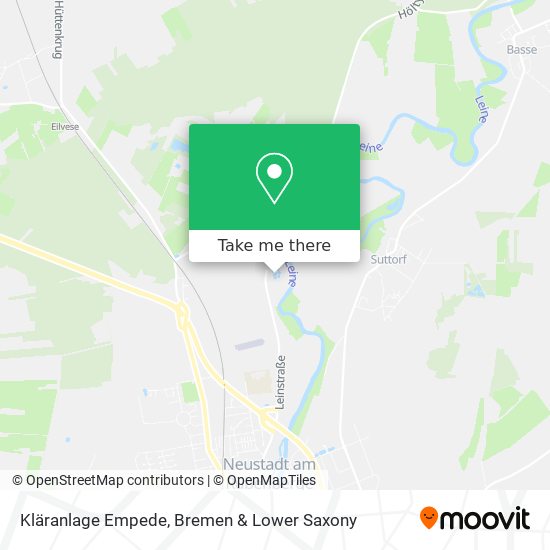 Kläranlage Empede map