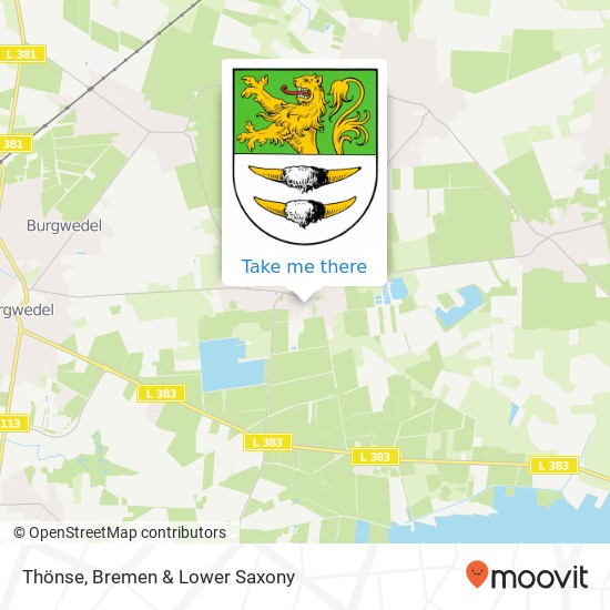 Thönse map