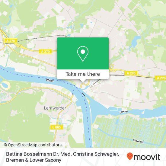 Bettina Bosselmann Dr. Med. Christine Schwegler map