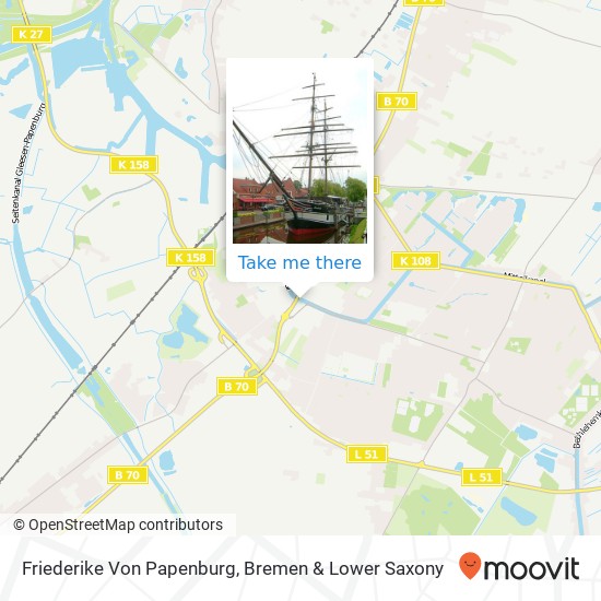 Friederike Von Papenburg map