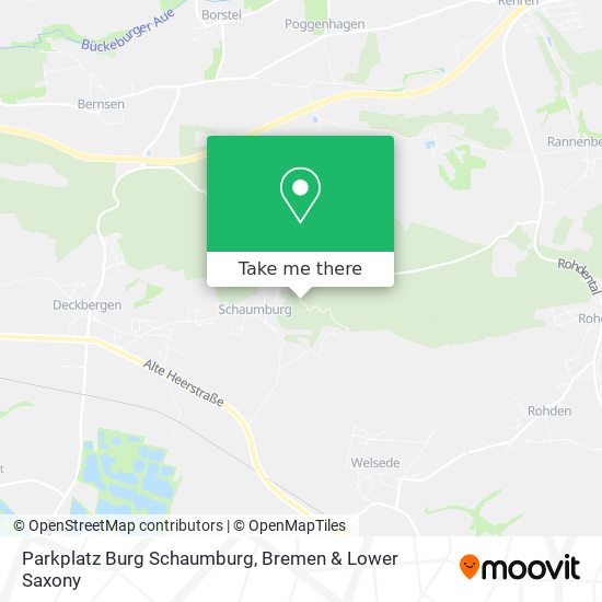 Parkplatz Burg Schaumburg map