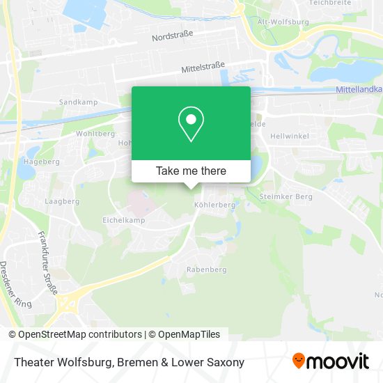 Карта Theater Wolfsburg