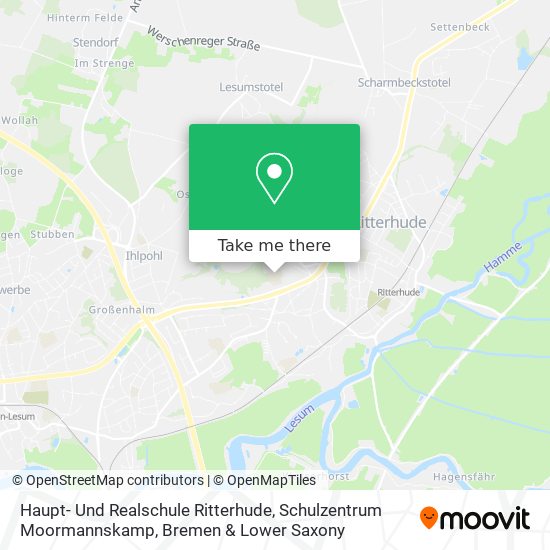 Haupt- Und Realschule Ritterhude, Schulzentrum Moormannskamp map