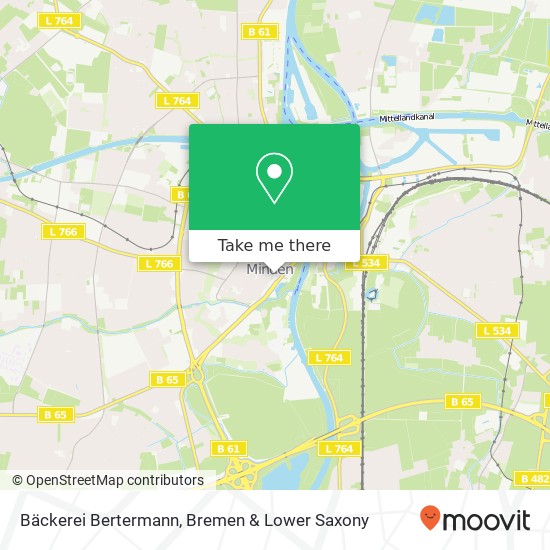 Карта Bäckerei Bertermann