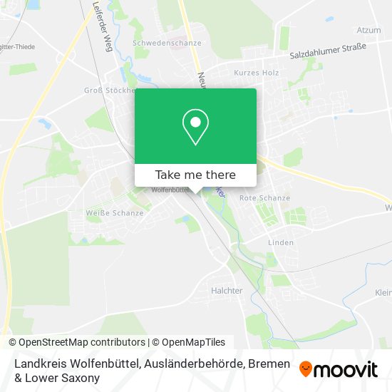 Landkreis Wolfenbüttel, Ausländerbehörde map