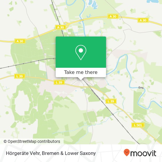 Hörgeräte Vehr map