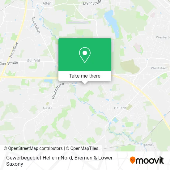 Карта Gewerbegebiet Hellern-Nord