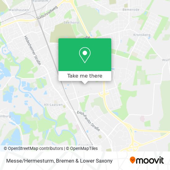 Messe/Hermesturm map