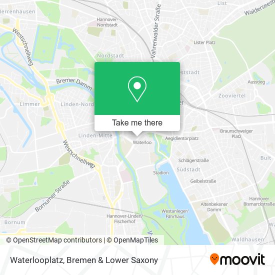 Waterlooplatz map