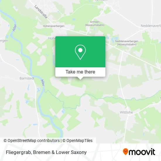 Fliegergrab map