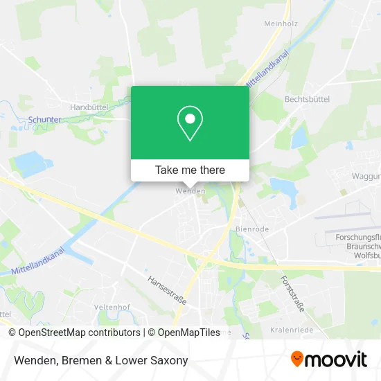 Wenden map