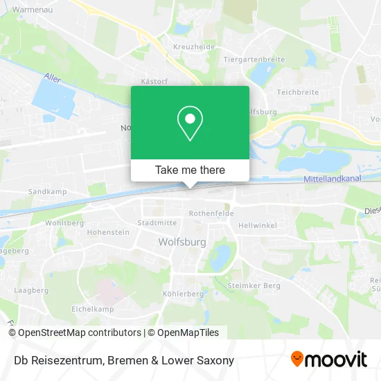 Db Reisezentrum map