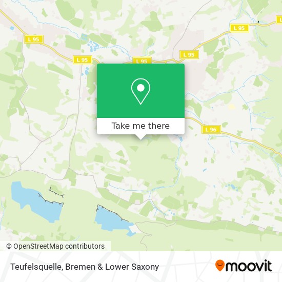 Teufelsquelle map