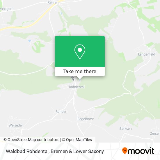 Waldbad Rohdental map