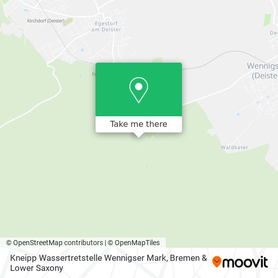 Kneipp Wassertretstelle Wennigser Mark map