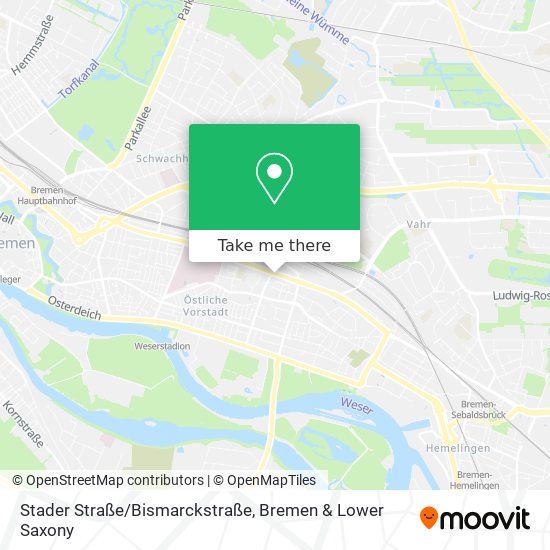 Stader Straße/Bismarckstraße map