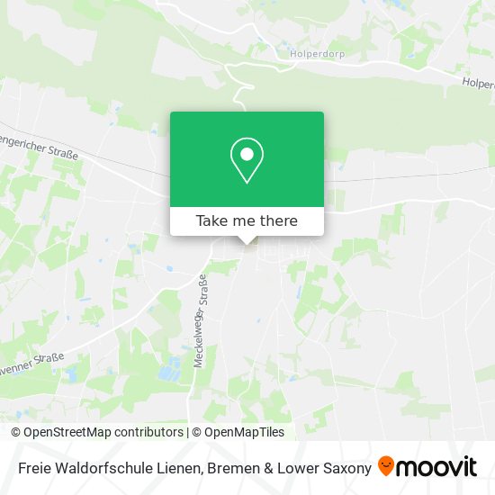 Freie Waldorfschule Lienen map