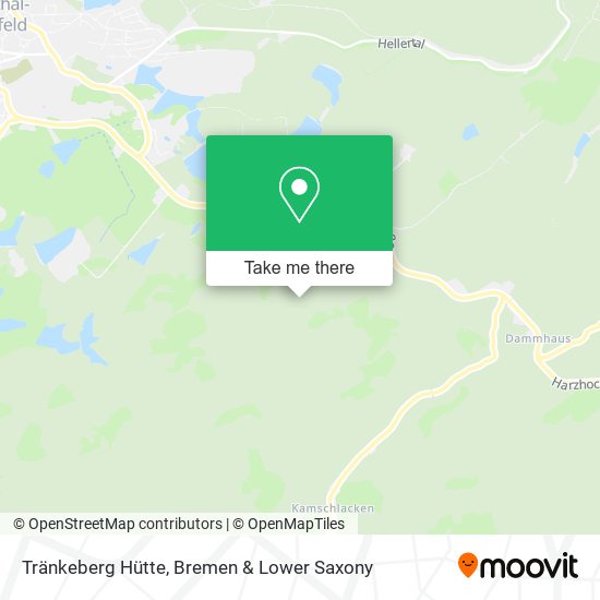 Tränkeberg Hütte map