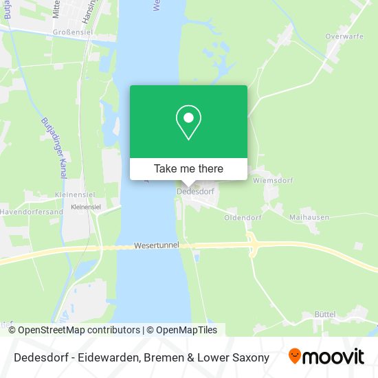 Dedesdorf - Eidewarden map