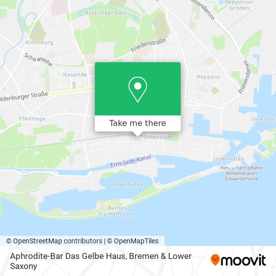 Aphrodite-Bar Das Gelbe Haus map