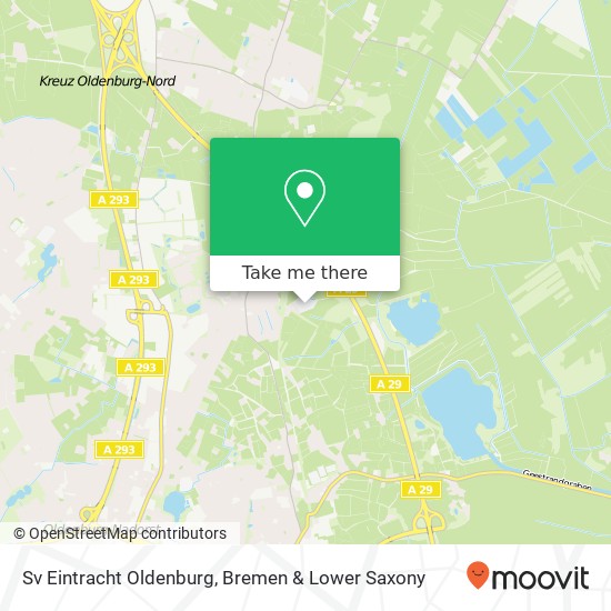 Sv Eintracht Oldenburg map
